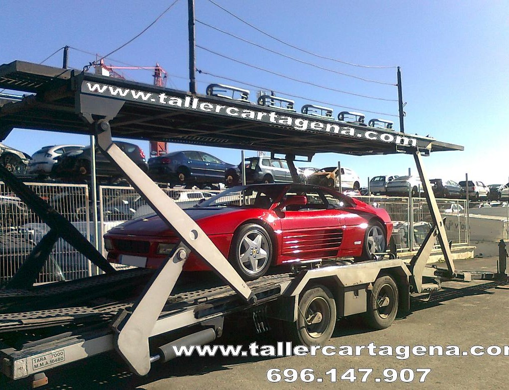 Camión portacohes para transporte nacional de coches deportivos Ferrari Lamborghini Maserati Porsche Corvette